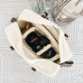 Down to Business Canvas Camera Bag - Cream