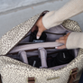 Down to Business Canvas Camera Bag - Leopard