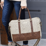 Down to Business Canvas Camera Bag - Leopard