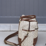 Down to Business Canvas Camera Bag - Leopard