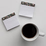 2-Pack Sticky Note Pads - Floral Print