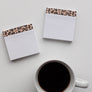 2-Pack Sticky Note Pads - Leopard Print