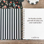 Classic Lined Journal Notebook - Floral Print