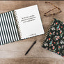 Classic Lined Journal Notebook - Floral Print