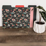 3-Pack File Folder Set - Floral Print