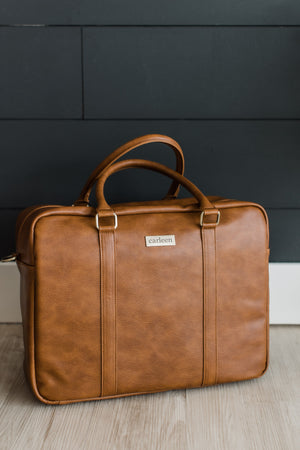 Down to Business Canvas Camera Bag - Weathered Brown