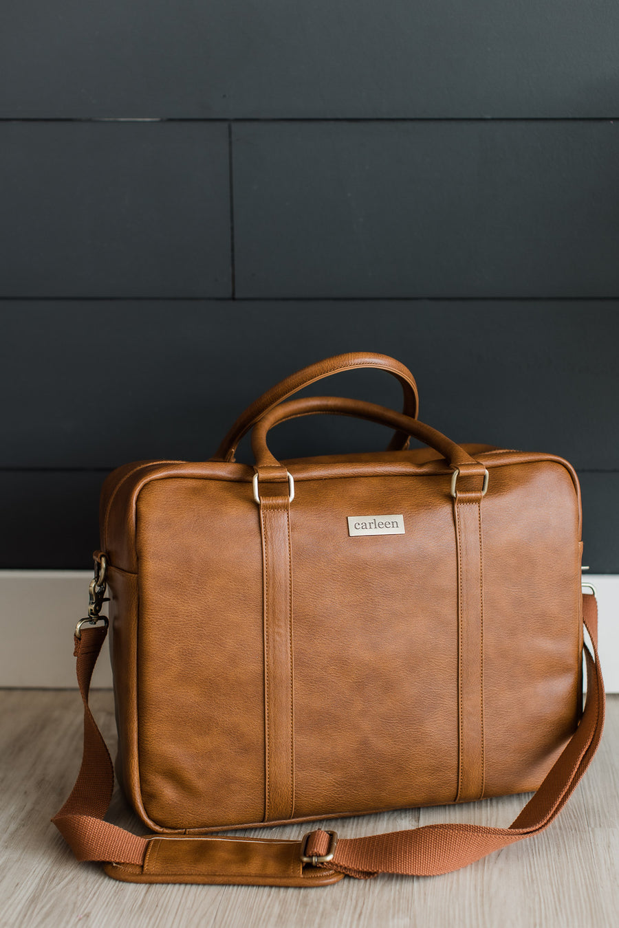 Down to Business Canvas Camera Bag - Weathered Brown