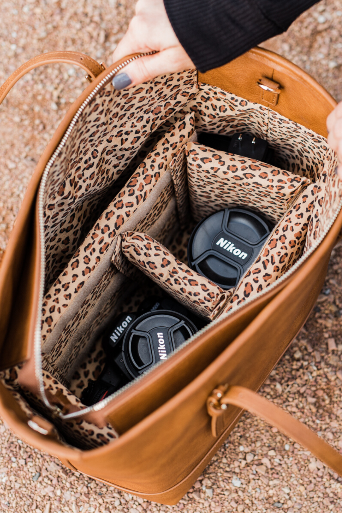 Carmen Everyday Camera Bag - Charcoal – Carleen Creative