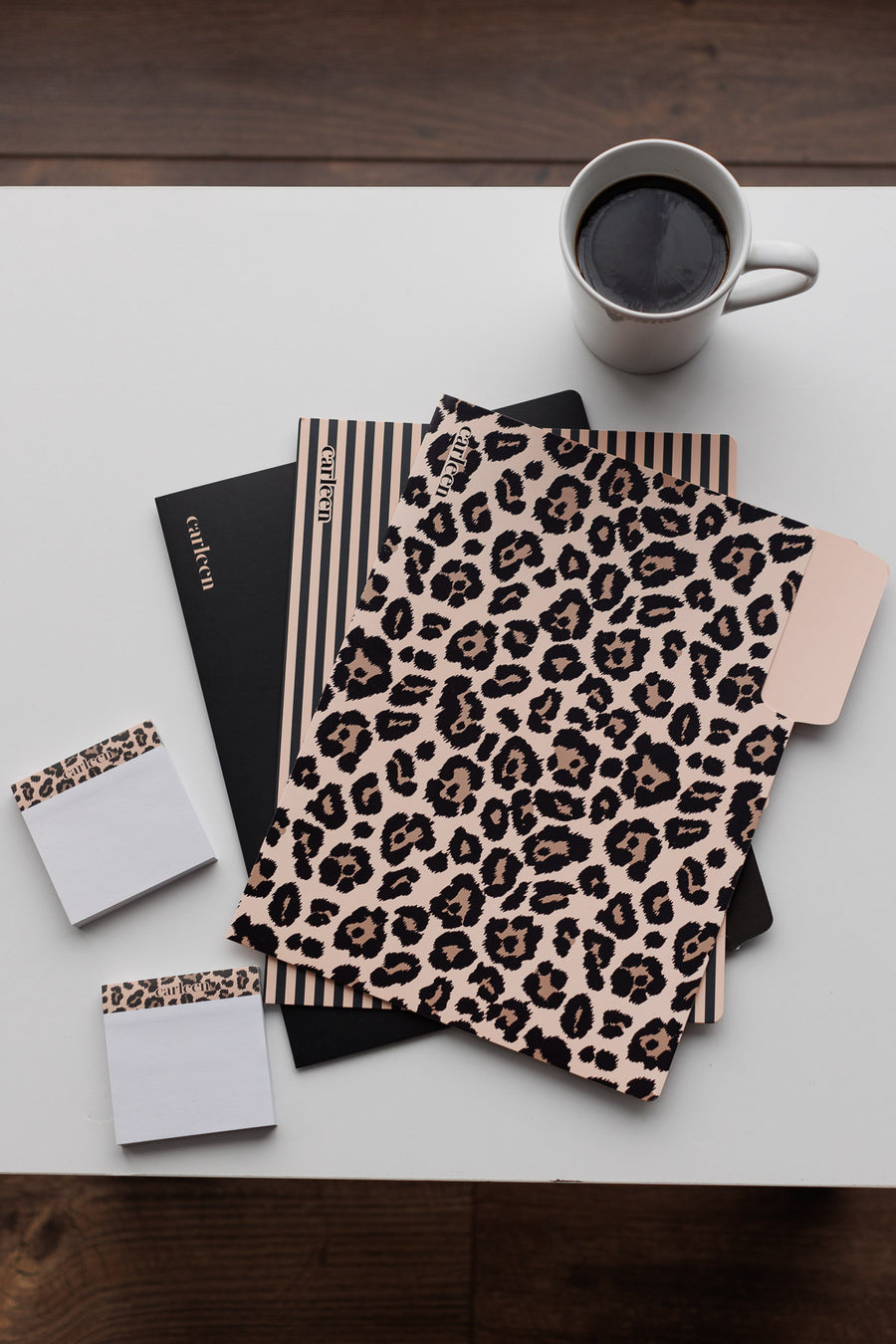 Printed Stationery Set - Leopard
