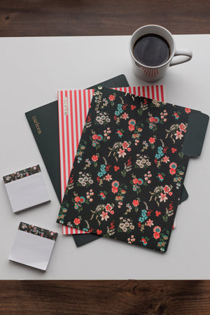 3-Pack File Folder Set - Floral Print