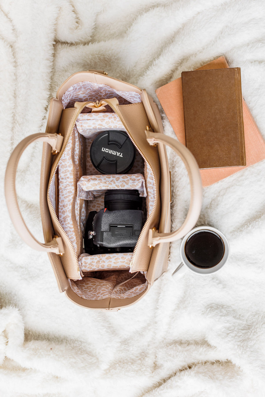 Tessa Camera Bag - Cream